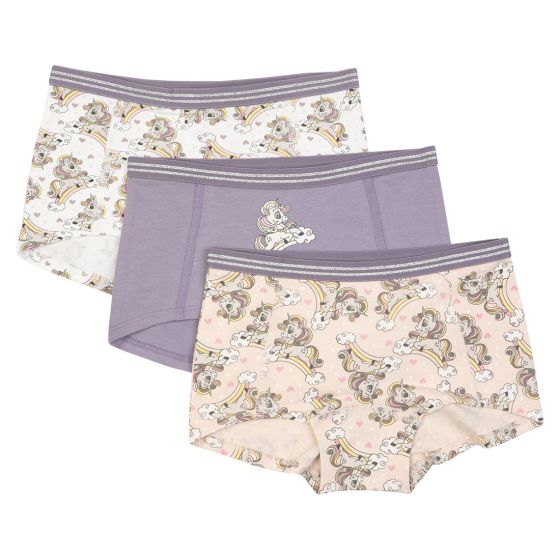 3 pk boxer enhjørning Rosa