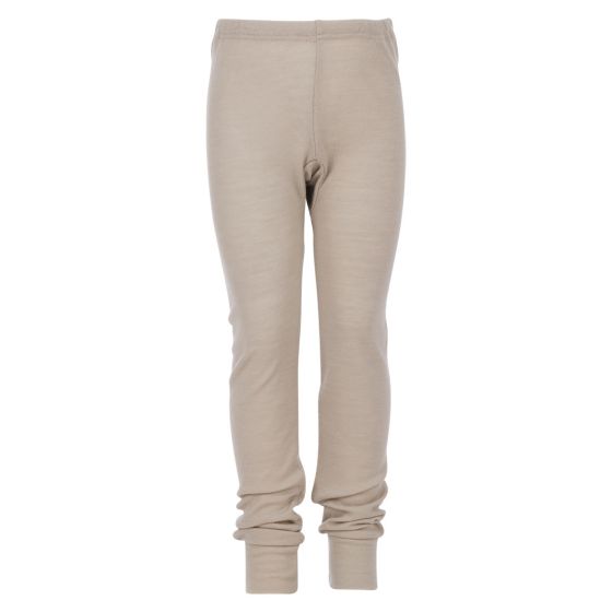 Longs i merinoull Beige
