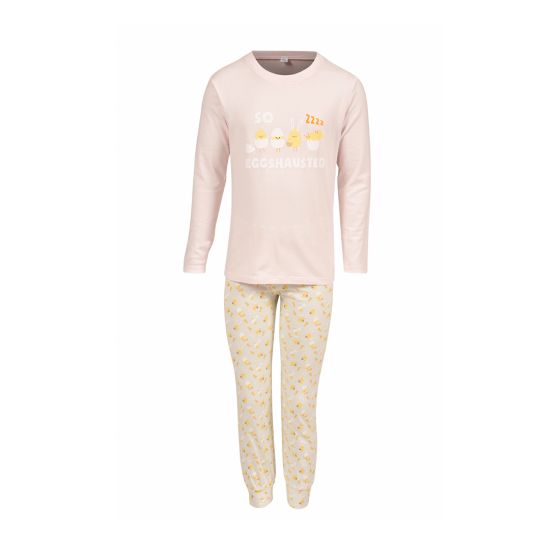 Kids Clothing Pyjamas sett med kul tekst rosa-mintgrønn