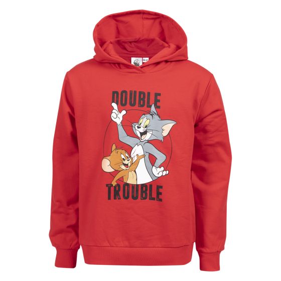 Hettegenser Tom & Jerry rød