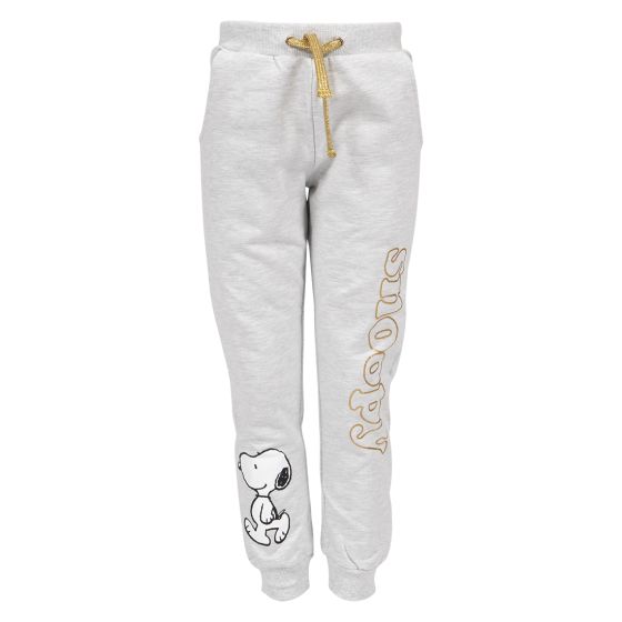 Peanuts Snoopy joggebukse gråmelert