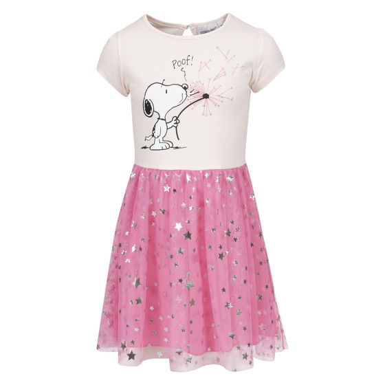 Peanuts Snoopy kjole rosa