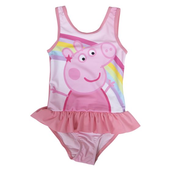 Peppa Gris badedrakt med skjørt rosa