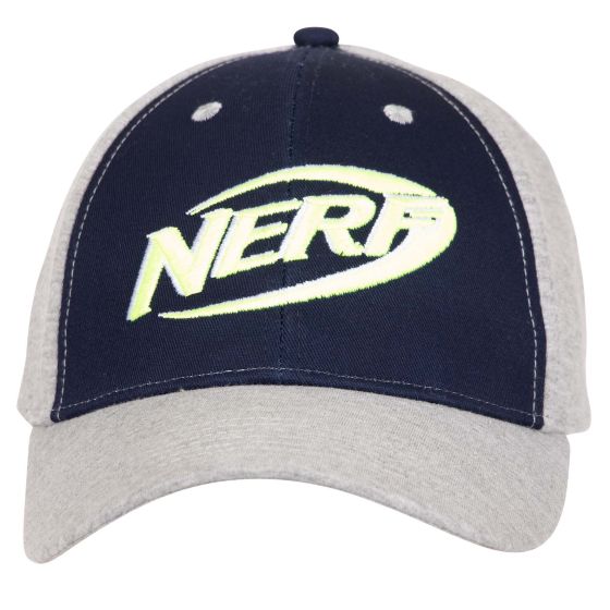 Nerf caps marine-grå