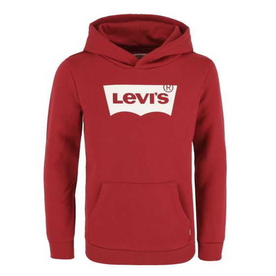 Levi´s Batwing Screenprint Hoodie unisex rød.