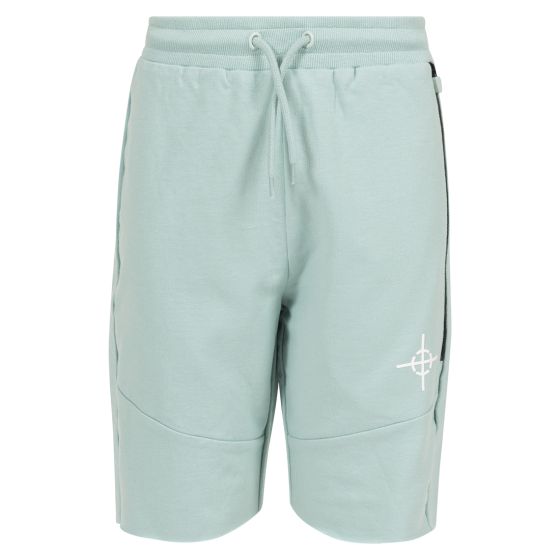 Shorts med glidelåslomme Isak blågrå