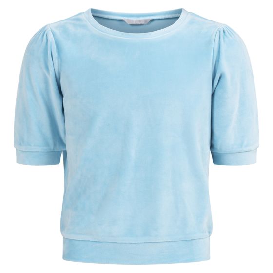 Mari Velour genser til barn aqua