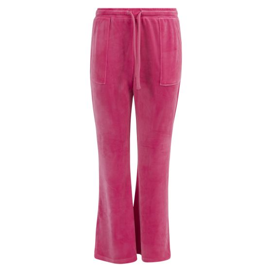 Mari Velour bukse til barn fuksia