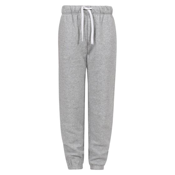 Joggebukse loose fit med lommer Gråmelert