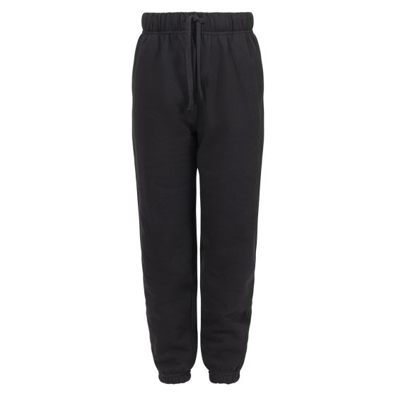 Joggebukse loose fit med lommer Sort