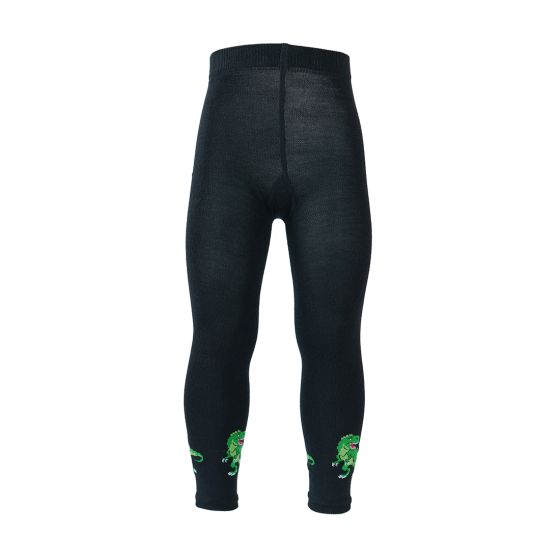 Leggings med mønster Sort..