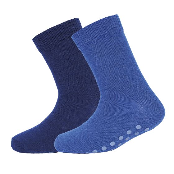 Sokker med antigli 2pk Blå