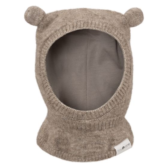 Balaclava i ullmiks Eventyrskogen Brunmelert