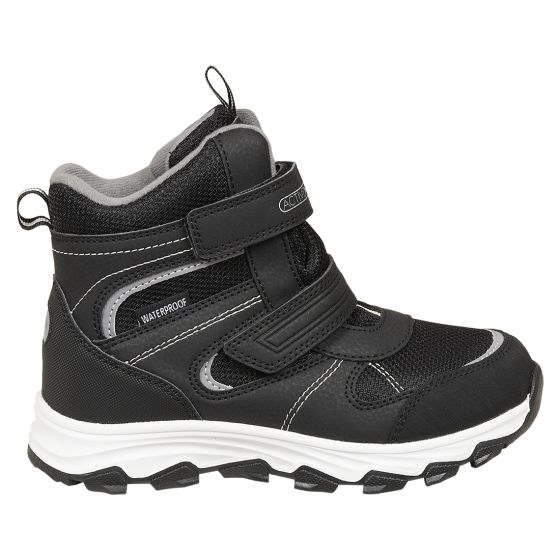 Snøfnugg vanntett vinterboots Sort