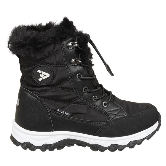 Snøfall vanntett vinterboots Sort