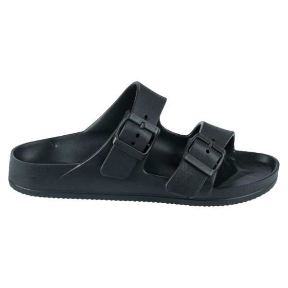 EVA sandal med spenner Vasset Sort