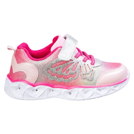 Sneaker med lys Summerbird Rosa-sølv