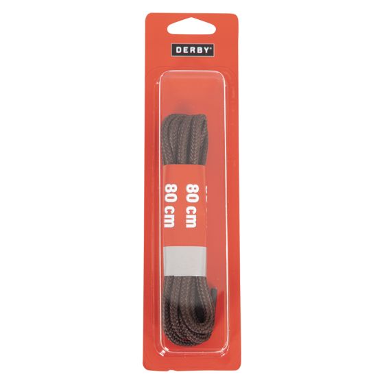 Skolisse tynn rund (2mm) 80 CM brun