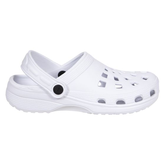 Enkel Hippie clogs unisex hvit