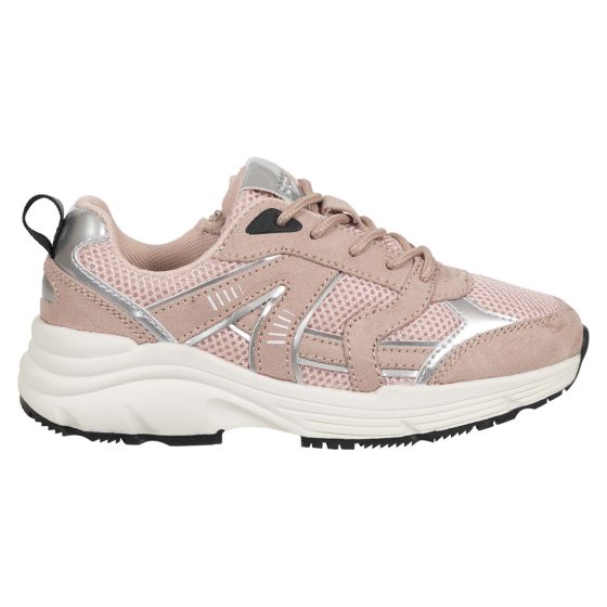 Milano sneaker jr rosa-sølv.