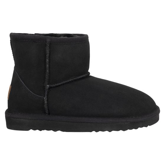 Vinterboots med saueskinnsfor Benita Sort