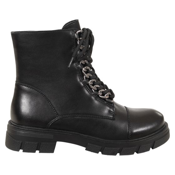 Snøreboots Stina Sort