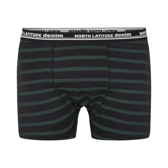 Boxer 3pk Mix print Sort-grønn