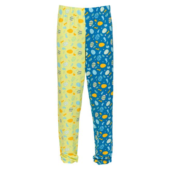 Pyjamasbukse påske Herre Gul-blå