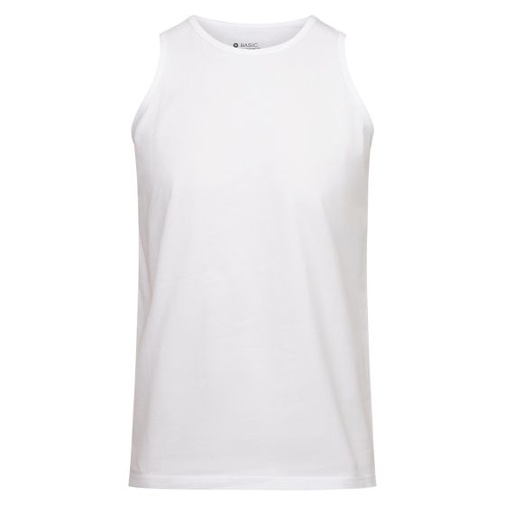 David Casual Singlet Hvit