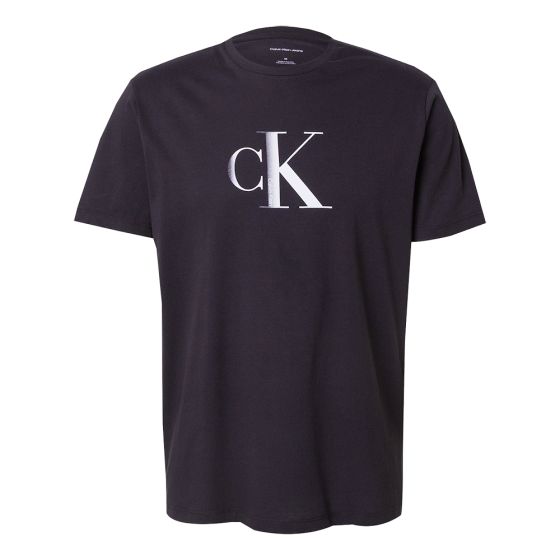 T-skjorte SS Center Monogram Sort