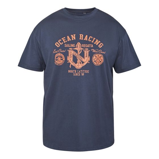 T-shirt printed Marine