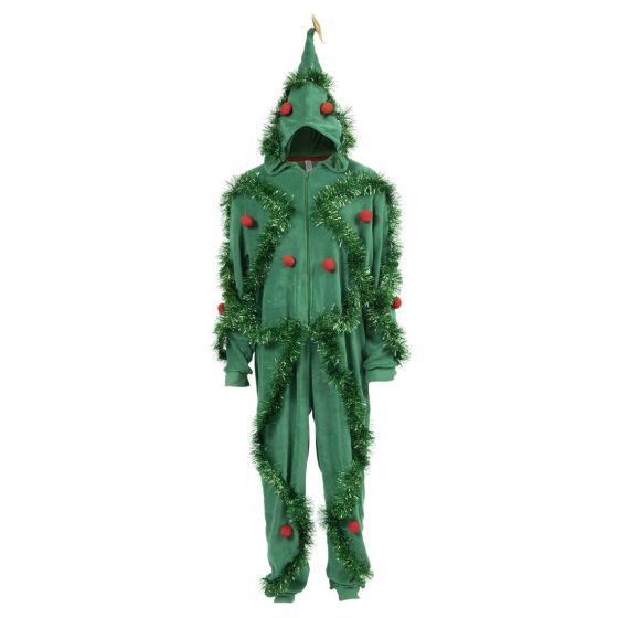 Crazy Christmas Juletre jumpsuit Herre grønn