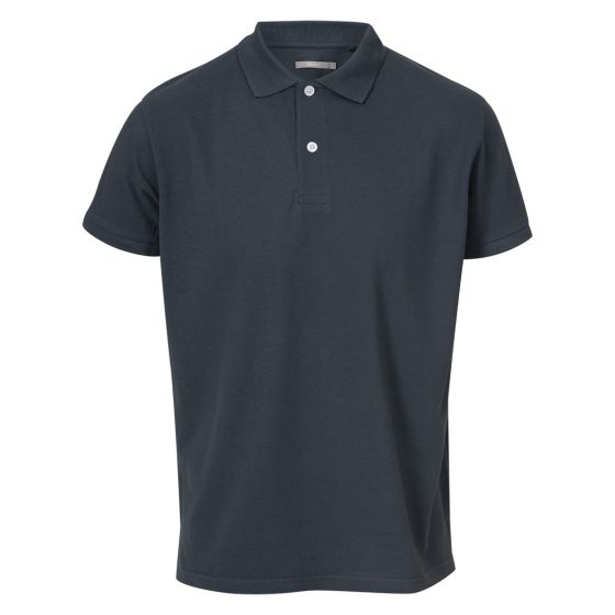 Basic klassisk pique blågrå