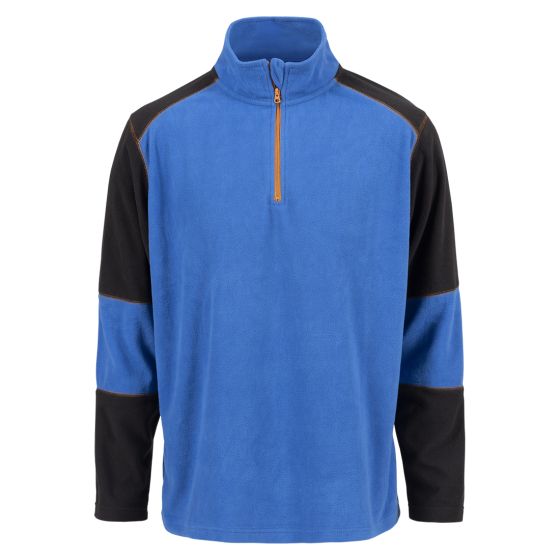 Varde Vollasetra microfleecegenser med 1/2 zip blå