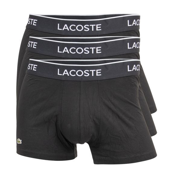 Lacoste boxer 3 pk sort