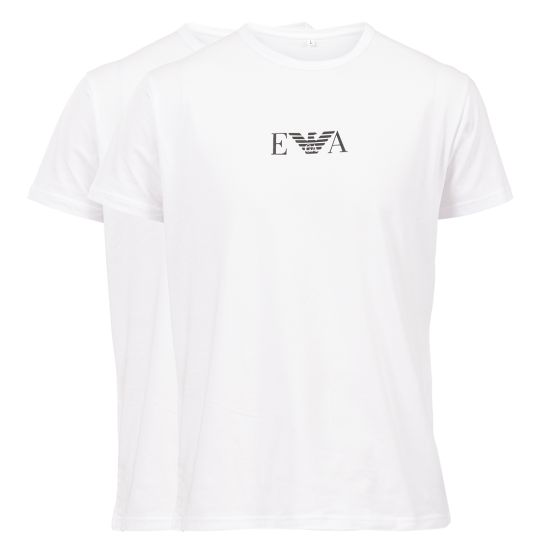 Armani 2 pk tee hvit