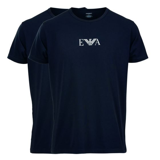 Armani 2 pk tee marine