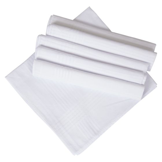 Lommetørkle Fredrik 6pk Hvit