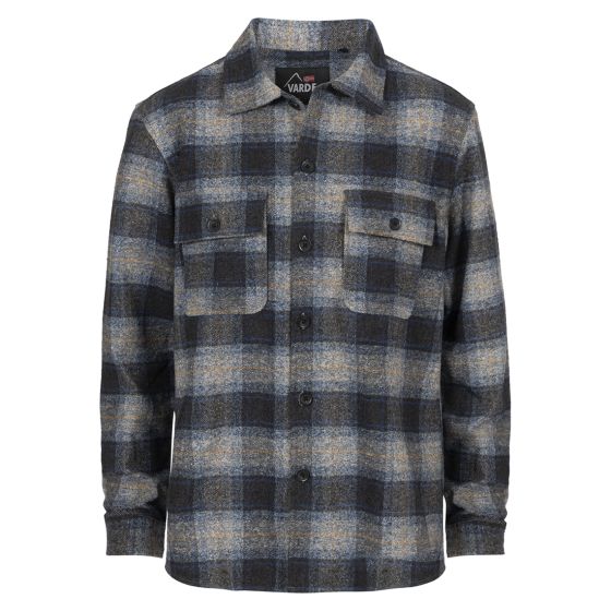 Heavy Flanell Jacket Blå