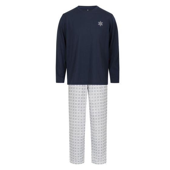Pyjamas til herre Snøstjerne Blå