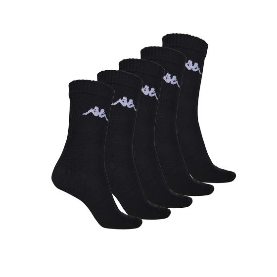 Fisper 5pk sokker Sort