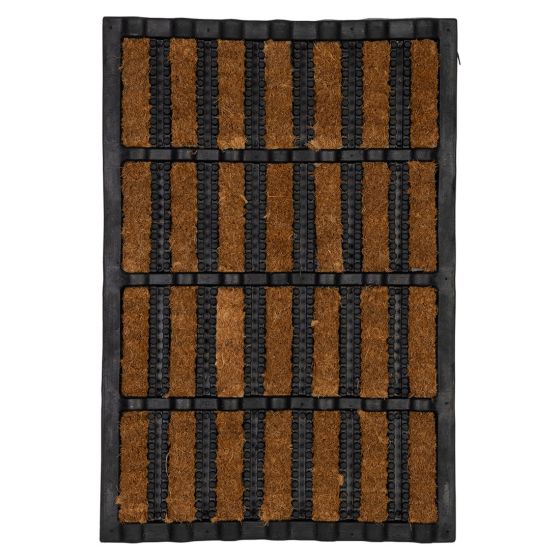 Dørmatte Kraftig 40x60 cm Natur-sort