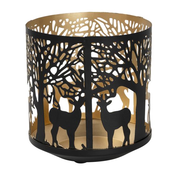 Lysholder skog og rein Wild 13,5cm 