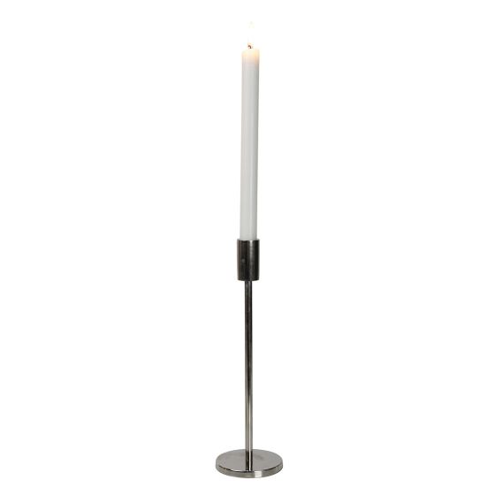 Lysholder Florine  sølv 30cm 