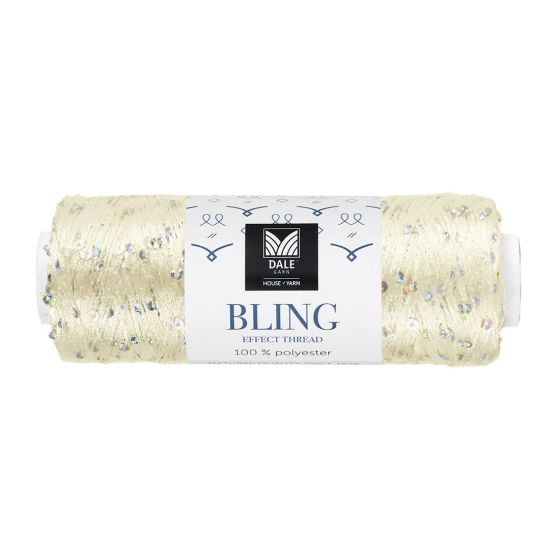 Bling Effekttråd 50gr garnnøste .