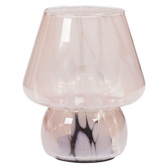 Lampe  i glass Mush Rosa