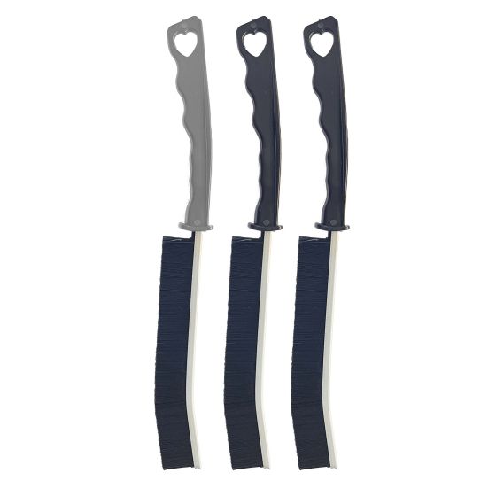Sprekkebørster 3pk Sort
