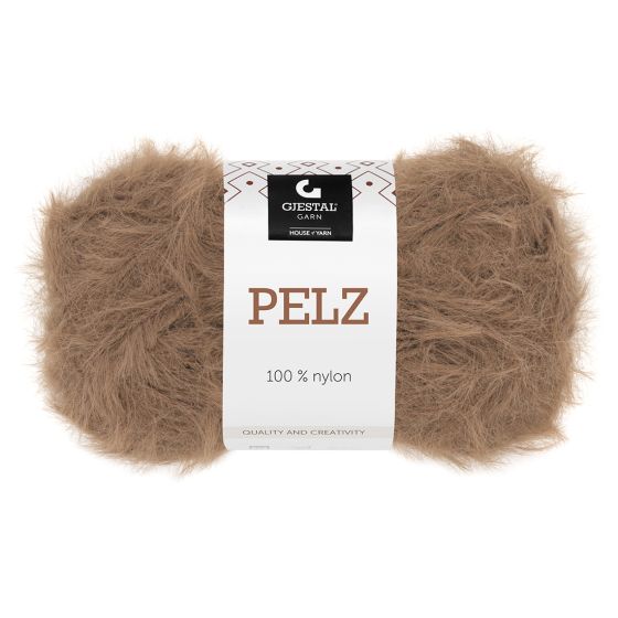 Pelz garnnøste kamel