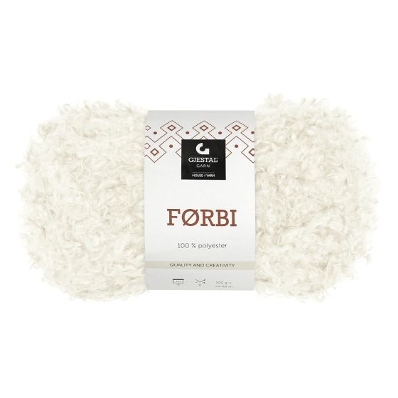Førbi garnnøste 3001 - Hvit