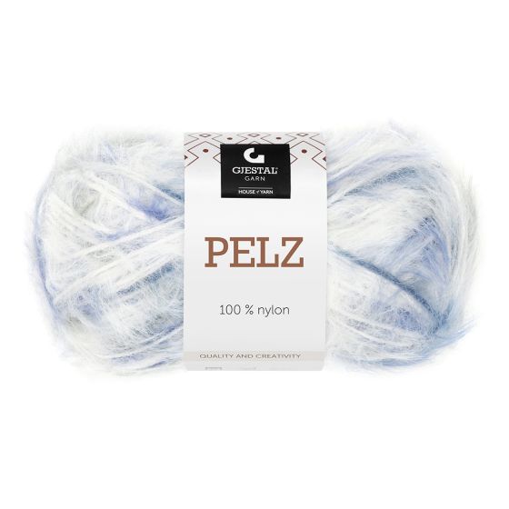 Pelz flerfarget garnnøste 